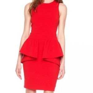 Michael Kors Sheath Cocktail Red Dress, Size 4